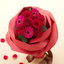 バラの形の花束ペタロ・ローザ「モードレッド」