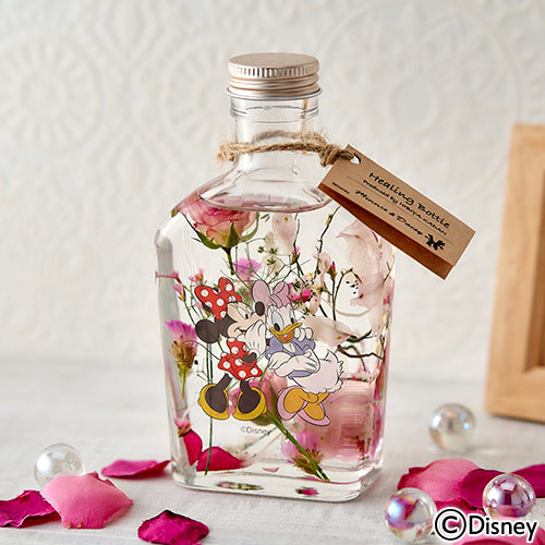 ディズニー Healing Bottle Disney Collection ミニー デイジー 沖縄届不可 花 花束を贈るフラワーギフト通販の 日比谷花壇