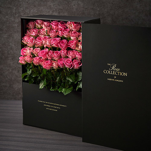 デザイナーズボックスフラワー「ローザ」（50本）｜花・花束を贈る
