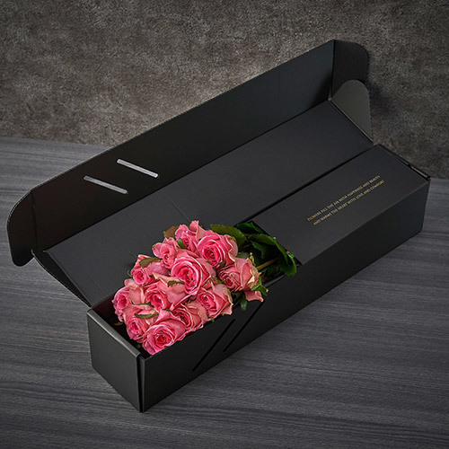 デザイナーズボックスフラワー「ローザ」（12本）｜花・花束を贈る