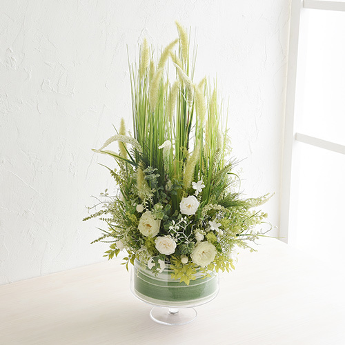 石井デザイナー プリザーブド アーティフィシャルフラワーアレンジメント 花 花束を贈るフラワーギフト通販の 日比谷花壇