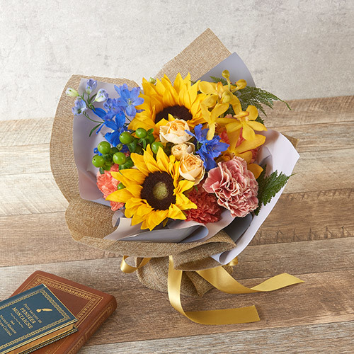 ＜日比谷花壇＞父の日 そのまま飾れるブーケ ゲゲゲのお花「目玉おやじに託すありがとうの気持ち」