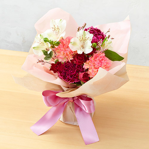 【日比谷花壇】そのまま飾れるブーケ「６月に贈る花言葉」