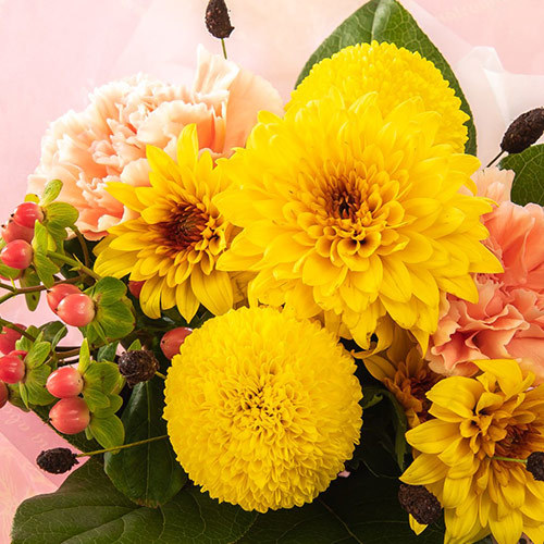お供え用 O So Na E Flower 9月のそのまま飾れるブーケ 花 花束を贈るフラワーギフト通販の 日比谷花壇