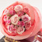 バラの形の花束ペタロ・ローザ「エレガントピンク」