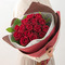 花束「赤バラ15本ローズブーケ」