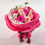 そのまま飾れるバラの形の花束ペタロ・ローザ「ハッピーバースデー」