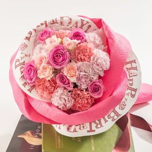 バラの形の花束ペタロ・ローザ「バースデーギフト」の商品画像