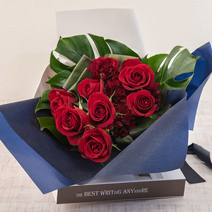 赤バラの花束「ブラーヴ」の商品画像