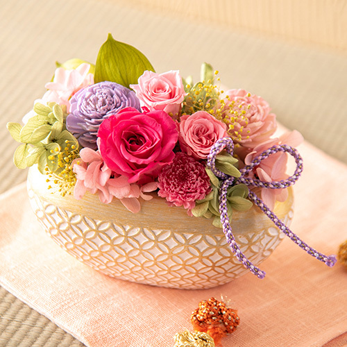 ♥再販 ○ ウェディングブーケ 結婚式 母の日花束 プリザーブド 