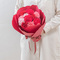 母の日 花の形をした花束「ペタロ・カーネーション メルシー」